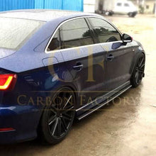 Load image into Gallery viewer, OEM Style Carbon Fibre Side Skirts for Audi S3 Saloon 13-19
