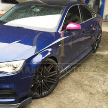 Load image into Gallery viewer, OEM Style Carbon Fibre Side Skirts for Audi S3 Saloon 13-19
