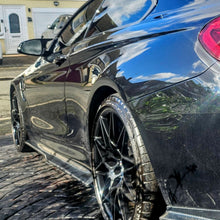 Load image into Gallery viewer, PSM Style Carbon Fibre Side Skirts Extension for BMW F82 F83 M4 14-20
