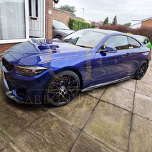 Load image into Gallery viewer, PSM Style Carbon Fibre Side Skirts Extension for BMW F82 F83 M4 14-20
