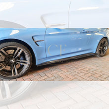 Load image into Gallery viewer, PSM Style Carbon Fibre Side Skirts Extension for BMW F82 F83 M4 14-20
