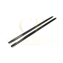 Load image into Gallery viewer, V Style Carbon Fibre Side Skirts for Audi A3 S3 Saloon 20-22
