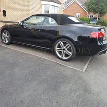 Load image into Gallery viewer, V Style Carbon Fibre Side Skirts for Audi B8 B8.5 A5 S5 2 Door 07-16

