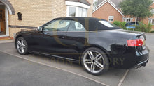 Load image into Gallery viewer, V Style Carbon Fibre Side Skirts for Audi B8 B8.5 A5 S5 2 Door 07-16
