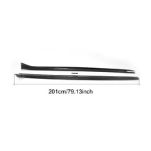 Load image into Gallery viewer, V Style Carbon Fibre Side Skirts for Audi B8 B8.5 A5 S5 2 Door 07-16
