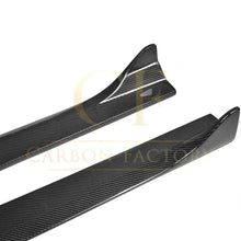 Load image into Gallery viewer, V Style Carbon Fibre Side Skirts for Audi S3 Saloon 13-19
