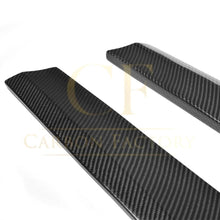 Load image into Gallery viewer, V Style Carbon Fibre Side Skirts for Audi S3 Saloon 13-19
