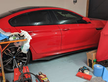 Load image into Gallery viewer, V Style Carbon Fibre Side Skirts for BMW 6 Series F06 inc M6 4 Door 11-18
