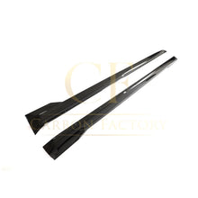 Load image into Gallery viewer, V Style Carbon Fibre Side Skirts for Tesla Model S Facelift 21-Present
