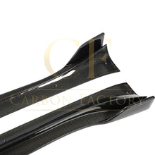 Load image into Gallery viewer, V Style Carbon Fibre Side Skirts for Tesla Model Y 19-23
