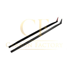 Load image into Gallery viewer, V Style Carbon Fibre Side Skirts for VW Golf MK8 GTI &amp; R Line 21-Present
