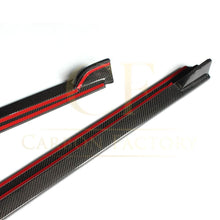 Load image into Gallery viewer, V Style Carbon Fibre Side Skirts for VW Polo MK5 Non GTI 11-16
