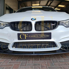 Load image into Gallery viewer, MP Style Carbon Fibre Front Splitter 3 Pieces Design for BMW F80 M3 F82 F83 M4 14-20
