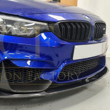 Load image into Gallery viewer, MP Style Carbon Fibre Front Splitter 3 Pieces Design for BMW F80 M3 F82 F83 M4 14-20
