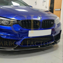 Load image into Gallery viewer, MP Style Carbon Fibre Front Splitter 3 Pieces Design for BMW F80 M3 F82 F83 M4 14-20

