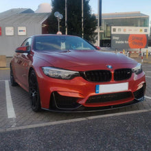 Load image into Gallery viewer, MP Style Carbon Fibre Front Splitter 3 Pieces Design for BMW F80 M3 F82 F83 M4 14-20
