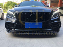 Load image into Gallery viewer, C43 Carbon Fibre Front Splitter for Mercedes Benz W205 C Class 20-21
