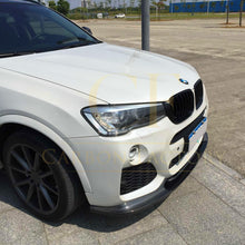 Load image into Gallery viewer, Carbon Fibre Front Splitter for BMW F25 X3 F26 X4 M Sport 15-18
