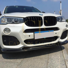 Load image into Gallery viewer, Carbon Fibre Front Splitter for BMW F25 X3 F26 X4 M Sport 15-18
