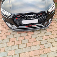 Load image into Gallery viewer, CF Style Carbon Fibre Front Splitter for Audi 8V RS3 Saloon 17-20
