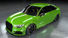 Load image into Gallery viewer, CF Style Carbon Fibre Front Splitter for Audi 8V RS3 Saloon 17-20
