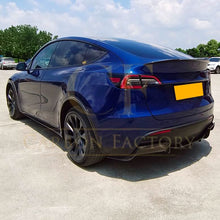 Load image into Gallery viewer, CS Style Pre-Preg Carbon Fibre Front Splitter for Tesla Model Y 19-23
