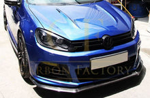 Load image into Gallery viewer, EXO Style Carbon Fibre Front Splitter for VW Golf MK6 R20 08-13
