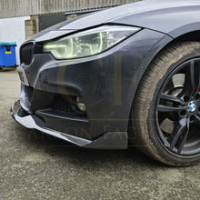 Load image into Gallery viewer, MAD Style Carbon Fibre Front Splitter for BMW F30 F31 3 Series M Sport 12-19
