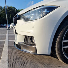Load image into Gallery viewer, MP Style Carbon Fibre Front Splitter for BMW F30 F31 3 Series M Sport 12-19
