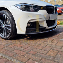 Load image into Gallery viewer, MP Style Carbon Fibre Front Splitter for BMW F30 F31 3 Series M Sport 12-19
