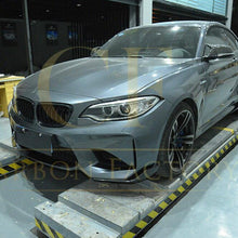 Load image into Gallery viewer, MP Style Carbon Fibre Front Splitter for BMW F87 M2 16-21

