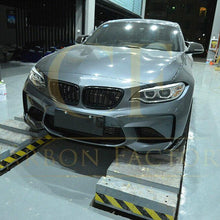 Load image into Gallery viewer, MP Style Carbon Fibre Front Splitter for BMW F87 M2 16-21
