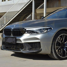 Load image into Gallery viewer, MP Style Pre-Preg Carbon Fibre Front Splitter Covers for BMW F90 M5 Pre-LCI 17-20
