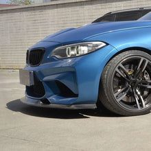 Load image into Gallery viewer, MTC Style Carbon Fibre Front Splitter for BMW F87 M2 OG 16-18
