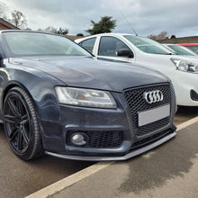 Load image into Gallery viewer, P Style Carbon Fibre Front Splitter for Audi B8 A5 S-Line &amp; S5 07-10
