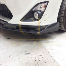 Load image into Gallery viewer, P Style Carbon Fibre Front Splitter for Toyota GT86 13-16
