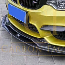 Load image into Gallery viewer, PSM Style Carbon Fibre Front Splitter 2 Pieces for BMW F80 M3 F82 F83 M4 14-20
