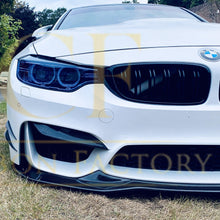 Load image into Gallery viewer, PSM Style Carbon Fibre Front Splitter for BMW F80 M3 F82 F83 M4 14-20
