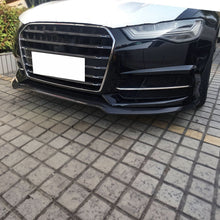 Load image into Gallery viewer, R Style Carbon Fibre Front Splitter for Audi C7.5 A6 S Line &amp; S6 15-18
