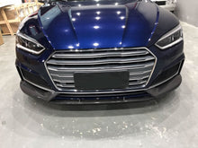 Load image into Gallery viewer, RS Style Carbon Fibre Front Splitter for Audi B9 A5 S Line &amp; S5 17-19
