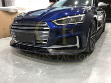 Load image into Gallery viewer, RS Style Carbon Fibre Front Splitter for Audi B9 A5 S Line &amp; S5 17-19
