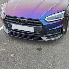 Load image into Gallery viewer, RS Style Carbon Fibre Front Splitter for Audi B9 A5 S Line &amp; S5 17-19
