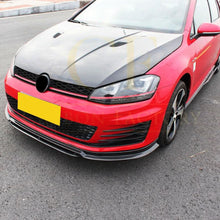 Load image into Gallery viewer, RZ Style Carbon Fibre Front Splitter for VW Golf MK7 GTI 14-17
