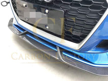 Load image into Gallery viewer, V Style Carbon Fibre Front Splitter for Audi 8V RS3 Saloon 17-20
