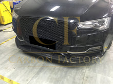 Load image into Gallery viewer, V Style Carbon Fibre Front Splitter for Audi B8.5 S5 A5 S Line 11-16
