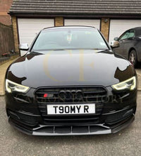 Load image into Gallery viewer, V Style Carbon Fibre Front Splitter for Audi B8.5 S5 A5 S Line 11-16
