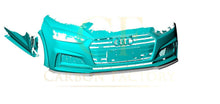 Load image into Gallery viewer, V Style Carbon Fibre Front Splitter for Audi B9 A5 S Line &amp; S5 17-19
