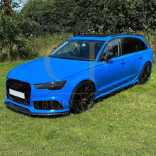 Load image into Gallery viewer, V Style Carbon Fibre Front Splitter for Audi C7 RS6 13-18
