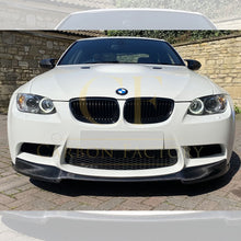 Load image into Gallery viewer, V Style Carbon Fibre Front Splitter for BMW E90 E92 E93 M3 07-13
