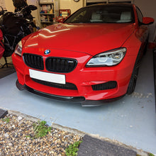 Load image into Gallery viewer, V Style Carbon Fibre Front Splitter for BMW F06 F12 F13 M6 11-18
